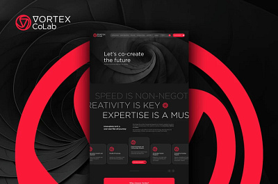 VORTEX-CoLab | WEBSITE design ui web development webdesign website