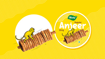 Cool & attrective Monkis fig Lable design branding design graphic design logo motion graphics ui ux
