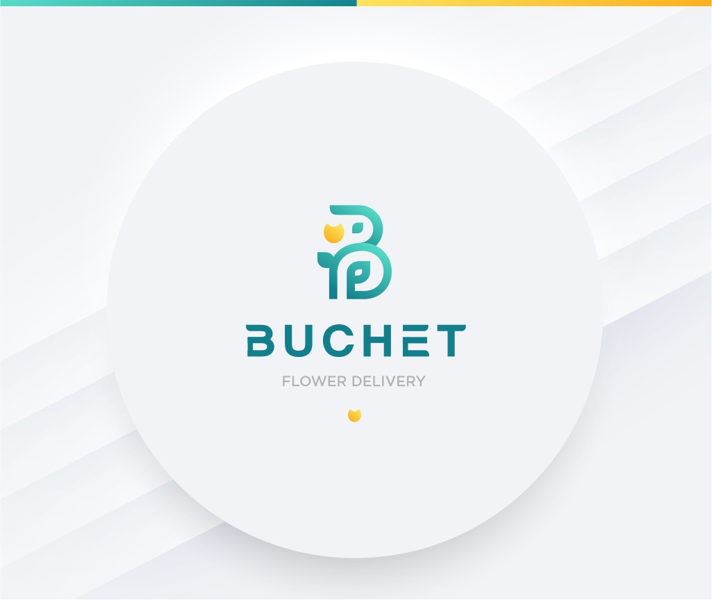 Logo, App Icon Design for the Flower Delivery Service app bouquet branding delivery flower icon logo logo designer logos shop tulip ukraine yamilogos