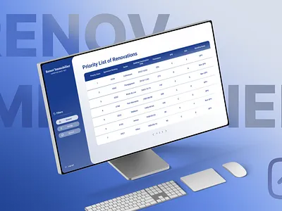 RenovImmobilier Private Dashboard web for real estate company branding company dashboard data design estate intranet logo real real estate ui web website