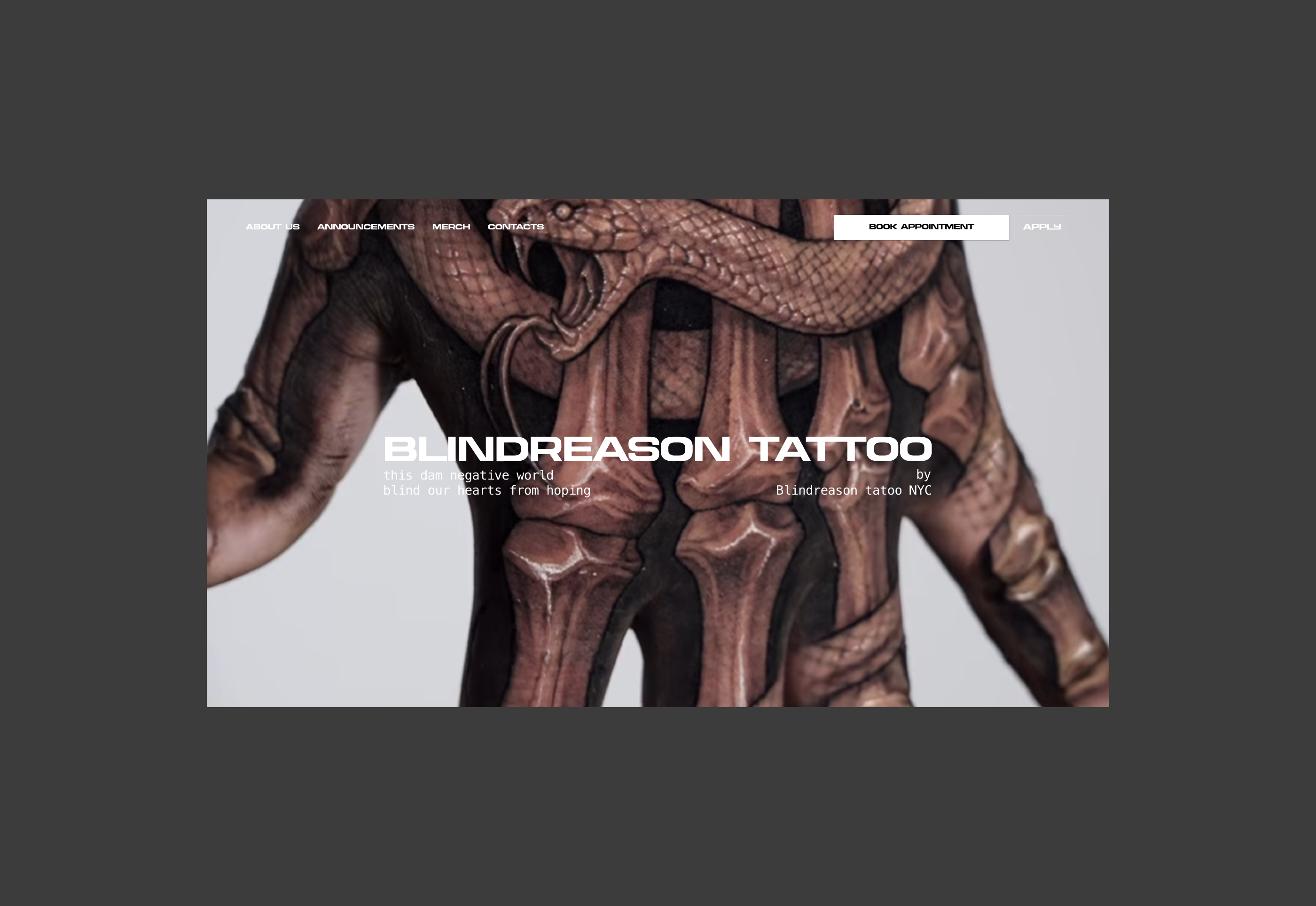 Bold, Sharp & Fully Responsive Tattoo Web Design buildmywebsite businesswebsitedesign conversionfocuseddesign creativedirection customwebsitedesign designforstartup hirewebdesigner landingpagedesign landingpageexpert modernwebsitedesign responsivedesign responsivewebsitedesign scrolldesign uiinspiration uxuidesign web design webdesignforbusiness websiteanimation websitedesignservice websiteforbrands