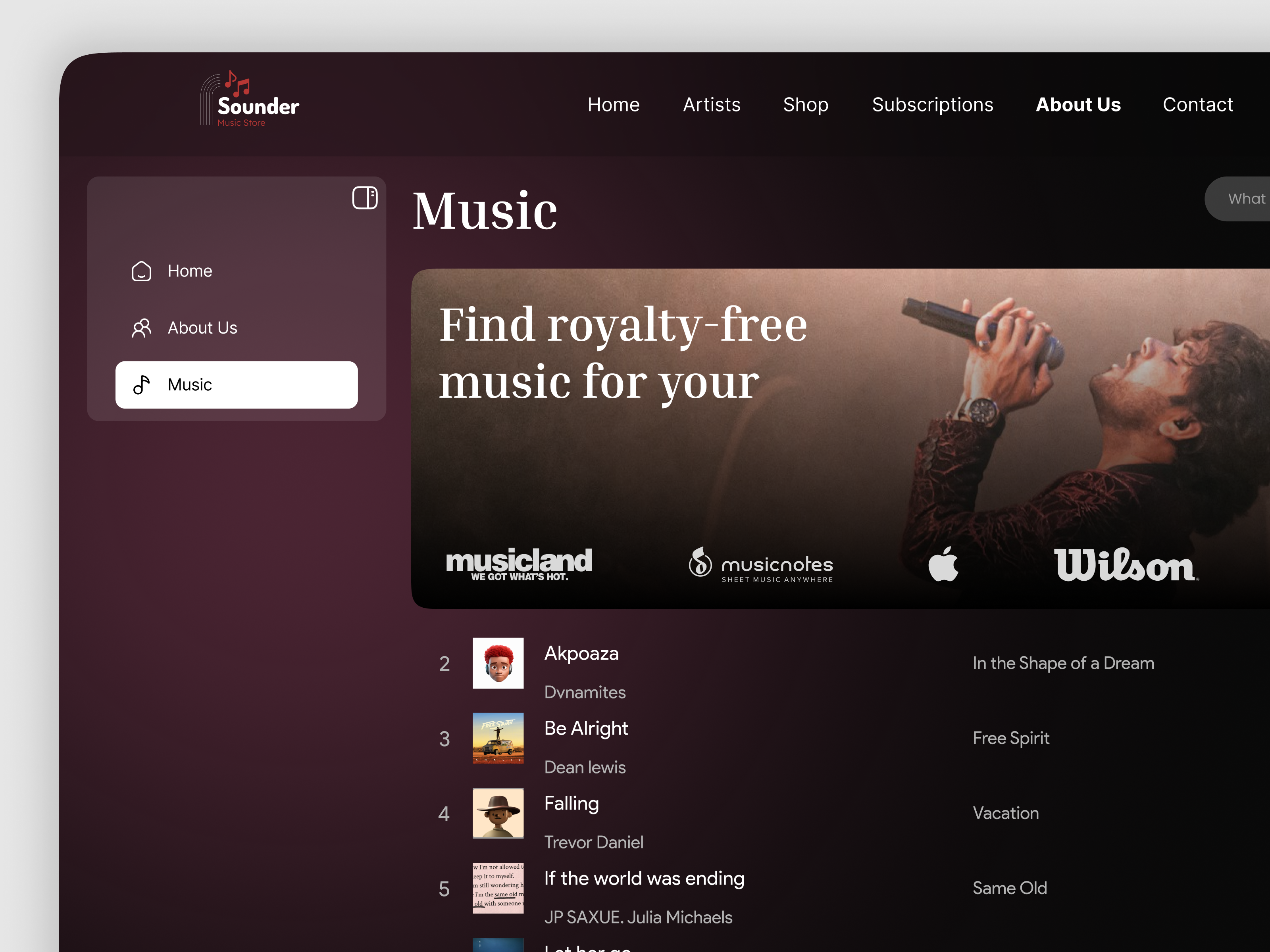 Dark Mode Media Player Dashboard Design 2025design aburayhan dark mode design figma figmadesign interface design logo media player music dashboard playlist ui royalty free music saas streaming platform ui design uidesign uxui vector web app web player