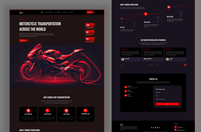 Transportation Website logistics motorcycle transportation ogistics company transportation transportation website