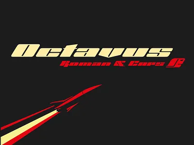 Octavus Slanted Fonts alternates black capitals display editorial extended futuristic geometric logos packaging petite caps posters retro roman sans serif slanted small caps speed techno vintage