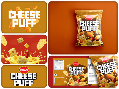 Crunch Meets Creativity: Cheese Puff Packaging Concept boldtypography cheesepuffs creativepackaging crunchydesign designthatpops flavorfulbranding food and beverage foodpackaging funwithfood graphic designer packaging packaging mockup packagingdesign snack snackbranding snacktime visualidentity