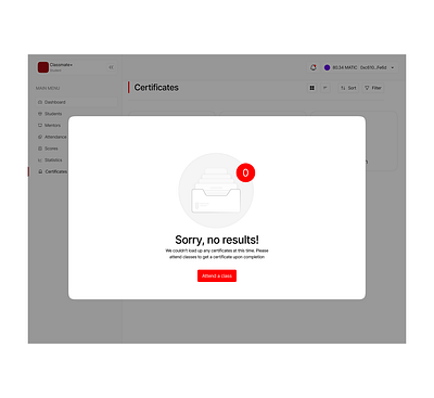 Empty state modal 3d animation graphic design motion graphics ui