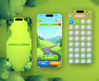 Casual Mobile Puzzle Game UI – Chicken Parking Adventure 3d animation branding graphic design ui