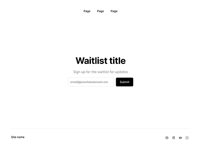Waitlist title