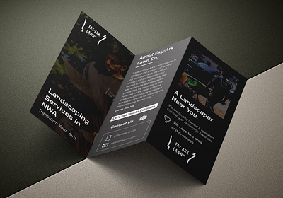Trifold Leaflet branding brochure graphic design illustrator instagram post leaflet trifold