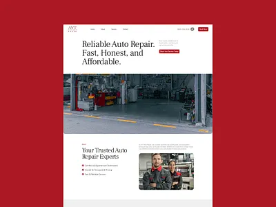 landing page design exploration for Autorepair shop automotive page automotive web design automotive website design autorepair design autorepair landing page autorepair website car website elementor design landing page design minimalist design ui ui design uiux web development website landing page wordpress design
