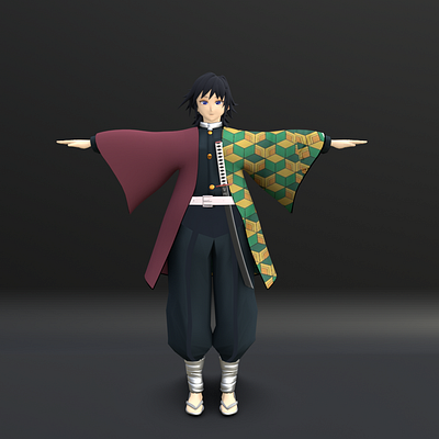 3D Anime Boy Vrchat Avatar 3d 3dprinting 3dprintmodel animation blender design illustration vrchat vtuber
