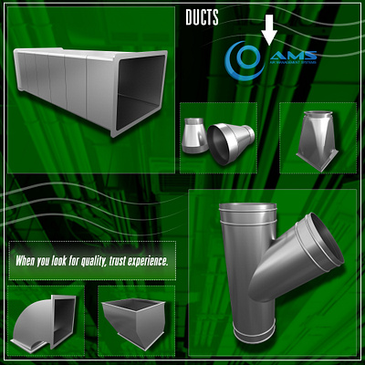 Ducts 3d branding graphic design