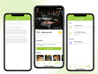 TGF On-Demand Delivery App Design app app concept app design appdesign courierappdesign creativeappdesign deliveryappdesign design dribbbleshots fastdeliveryapp lastmiledelivery minimaldesign mobileappdesign ondemandapp ui ux