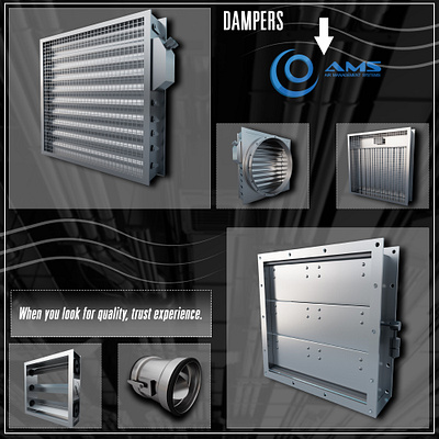 Dampers 3d branding graphic design