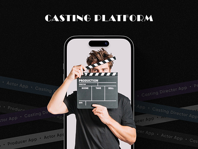 Smart Casting Platform actor app app design casting app casting director app casting platform design mobile app mobile app design mobileappdesign producer app ui design uiux uiuxdesign