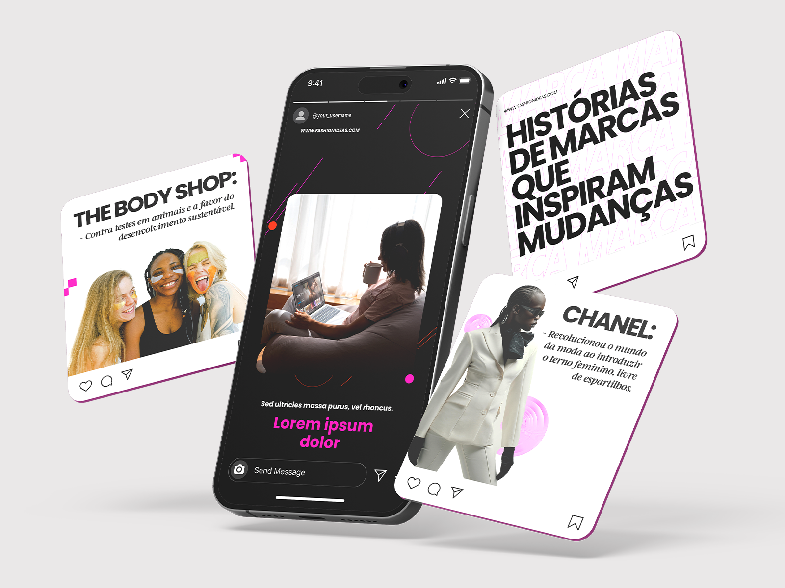 Example of Social Media Design