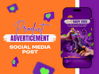Product Advertisement Social Media Post❤️‍🔥 attractive look branding creative ads design lover
