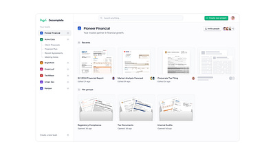 File Manager Dashboard cloud dashboard document drive green light manager minimal pdf storage ui ux white