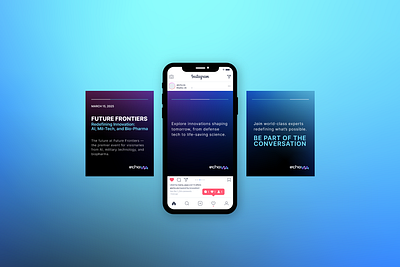 Echovia IG post design branding echovia igpost instagram carousel tech