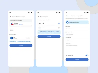 Money Transfer App UI – International & Local Currency Exchange app appui currencyexchange design dribbbleshot figma figmadesign financeappdesign fintechui graphic design internationalpayments mobileappdesign mobilebanking moneytransferapp remittanceapp typography ui ux uxuidesign walletappui
