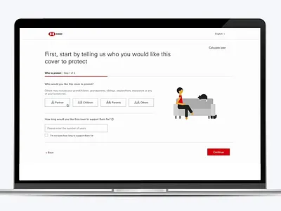 Family Protector Insurance insurance ui user interaction
