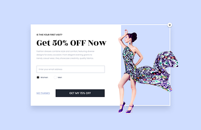 UI Design-Pop-Up / Overlay branding design figma overlay popup ui uiux ux webdesign website