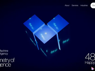 No-Code 3D Hero Hover Interaction 3d 3d website 3d websites ai animation branding design illustration ui web3 webgl websites