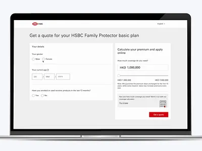 Family Protector Life Insurance insurance responsive ui