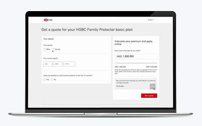 Family Protector Life Insurance insurance responsive ui