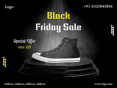 Landscape-Design-shoe-sale off-poster blackfridaysale branding design figma graphic design illustration poster posterdesign ui