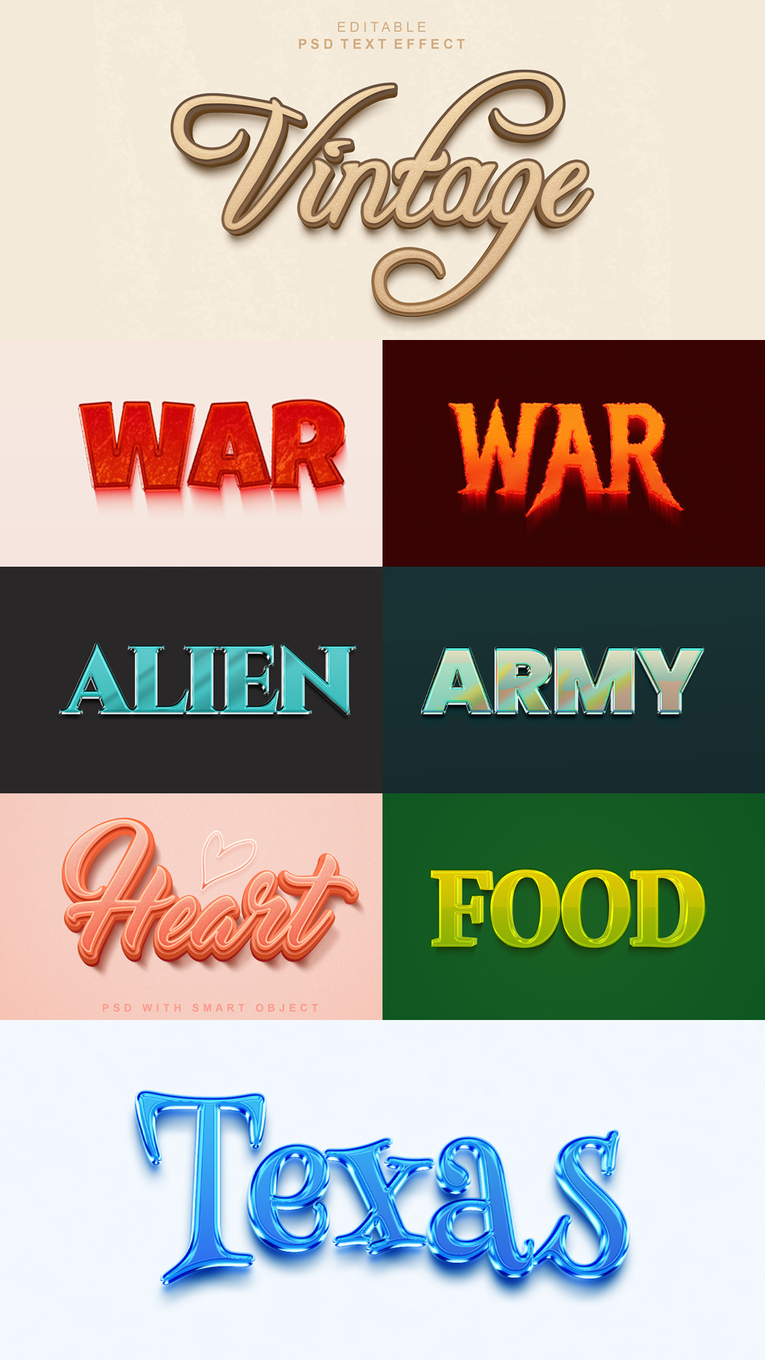 Luxury 3d text effect galaxy