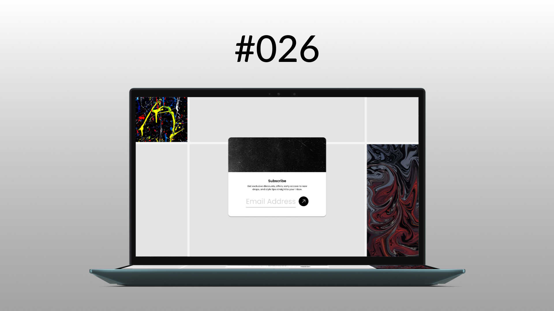 Subscribe #DailyUI #026 #KinWebb design frontend homepage kinwebb minimalist subscribe subscribe daily ui ui web design