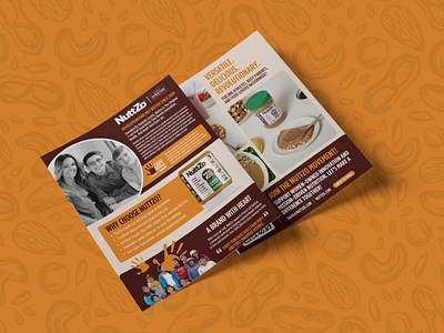 Sell Sheet Design for Nut Butter cpg peanut butter retail sales sell sheet snack