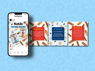 Ad Design for Nut Butter Brand ad cpg facebook food ig instagram meta snack social media