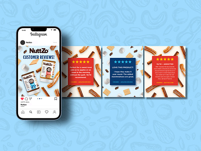 Ad Design for Nut Butter Brand ad cpg facebook food ig instagram meta snack social media