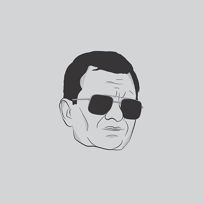 Thomas Leo Clancy Jr. @linescurveshapes adobe adobe illustrator design fan art graphic design icon illustration tom clancy ubisoft vector vector art vector illustration