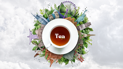 World Tea Day creative design graphic design graphicdesign illustration poster vector