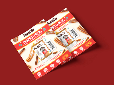 Sell Sheet for Nut Butter Brand cpg flyer food poster print sales sell sheet snack