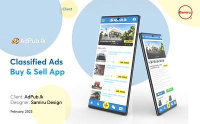 Classified Ads Buy & Sell Mobile App UI/UX Design | Figma classified app figma app design mobile app ui ux