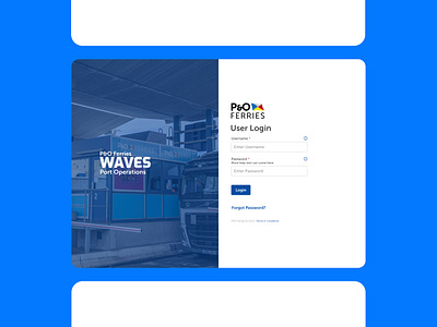 P&O Ferries - Waves react js ui ux web app development web development website website development