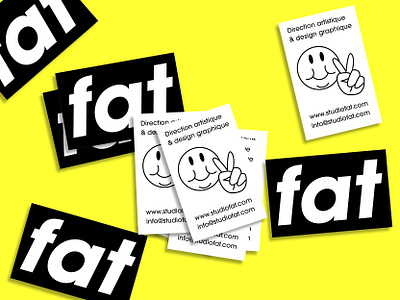 Fat Studio - Identité visuelle branding design graphic design illustration typography