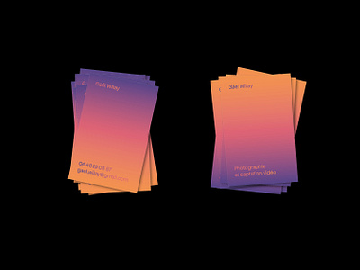 Identité visuelle - Gaël Willay art branding color graphic design photography typography