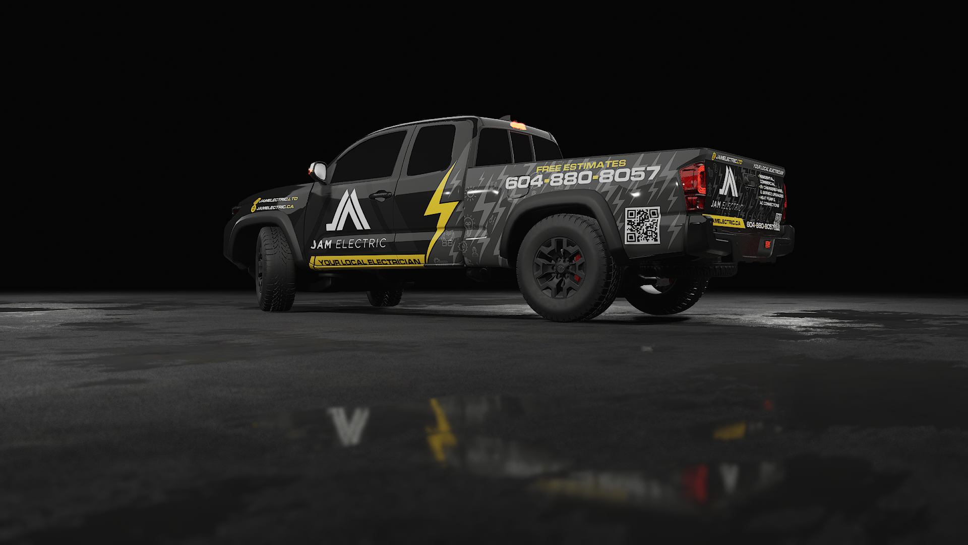 JAM ELECTRIC I Truck Wrap creative wrap graphic design truck wrap