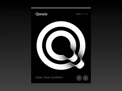 Qora.io / Logo brand branding design identity logo logo design logodesign logotype