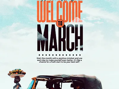 March New Month flyer ad banner branding flyer graphic design poster