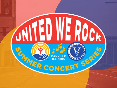 United We Rock: Summer Concert Series branding concert series design graphic design hamburg solutions illustration logo music rocknroll vector