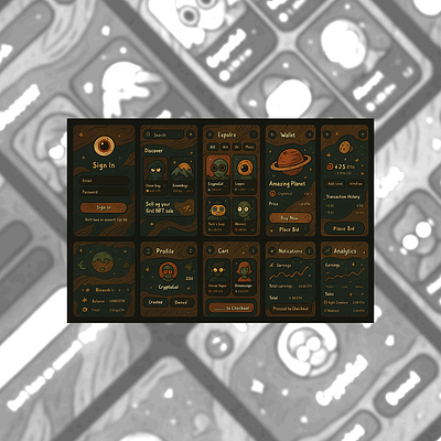website ux webflow pastel ui abstract ui artistic ui doodle galaxy ui minimalist ui pop ui ui uiux designer webflow