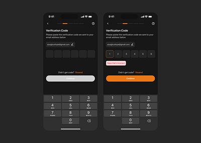 Verification Code design fintech ui ui design ux ux design web 3