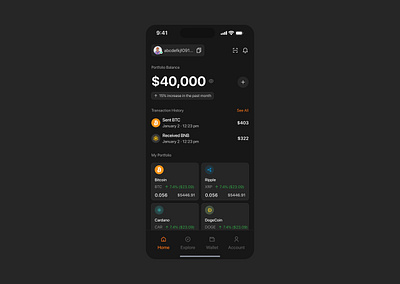 Home Page design fintech ui ui design ux ux design web3