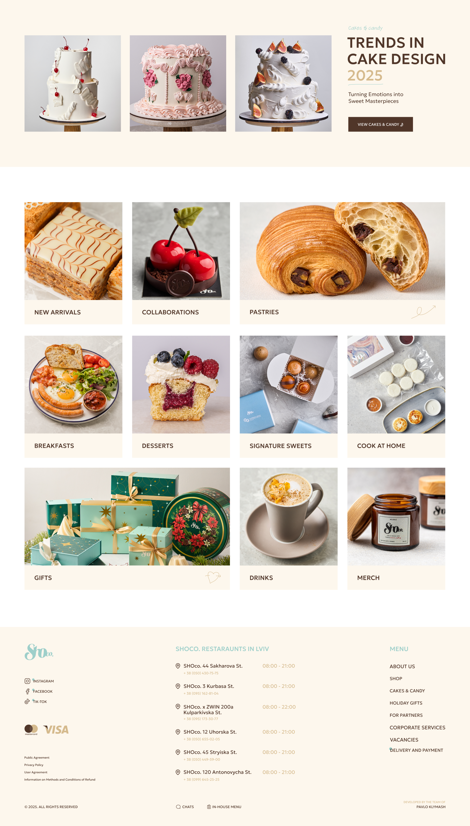 Example of Online Store Development